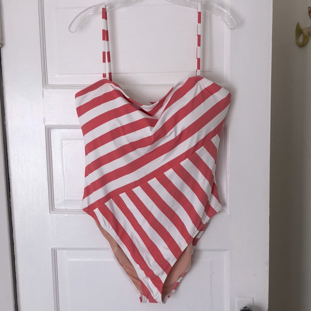 J. Crew bandeau style one piece swimsuit size 16